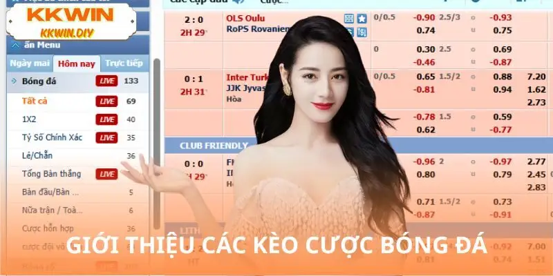 Kèo cá cược bóng đá KKWIN phổ biến người chơi nên biết