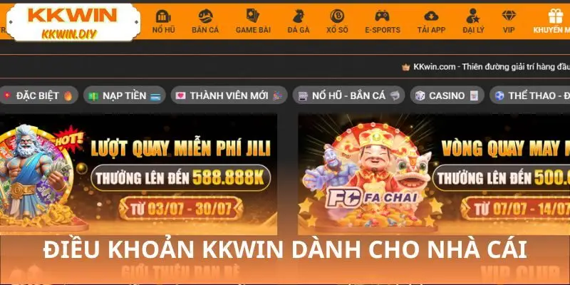 Quyền lợi của nhà cái trong điều khoản KKWIN