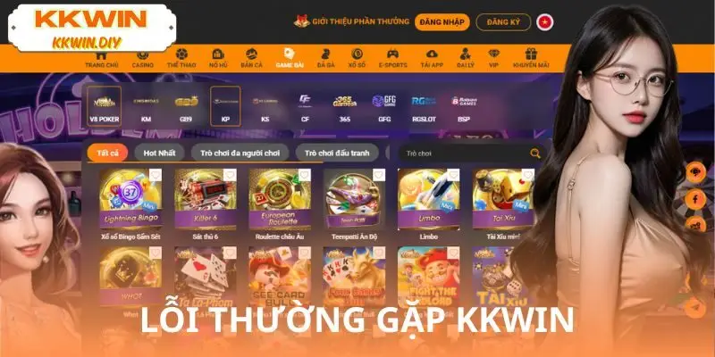 Lỗi Thường Gặp KKWIN