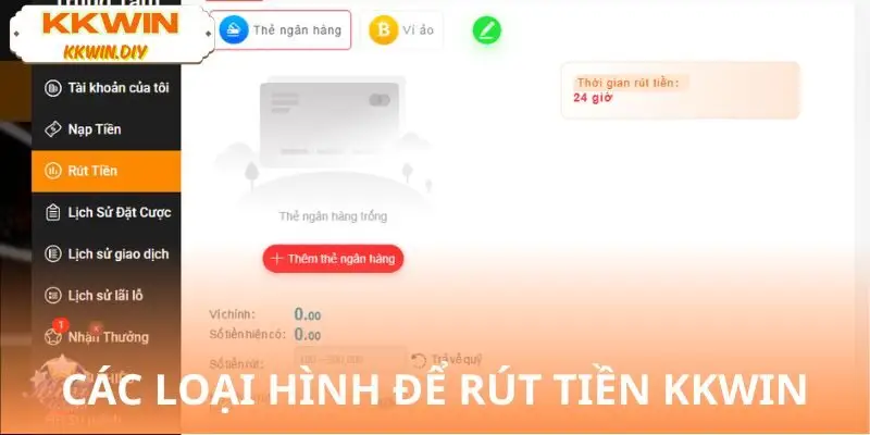 Danh sách rút tiền phổ biến và cách làm